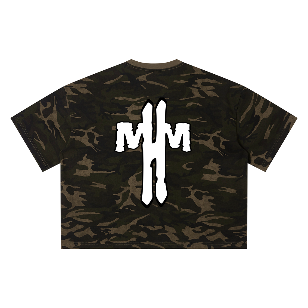 “NYC Motion” Unisex Camo Boxy T-Shirt