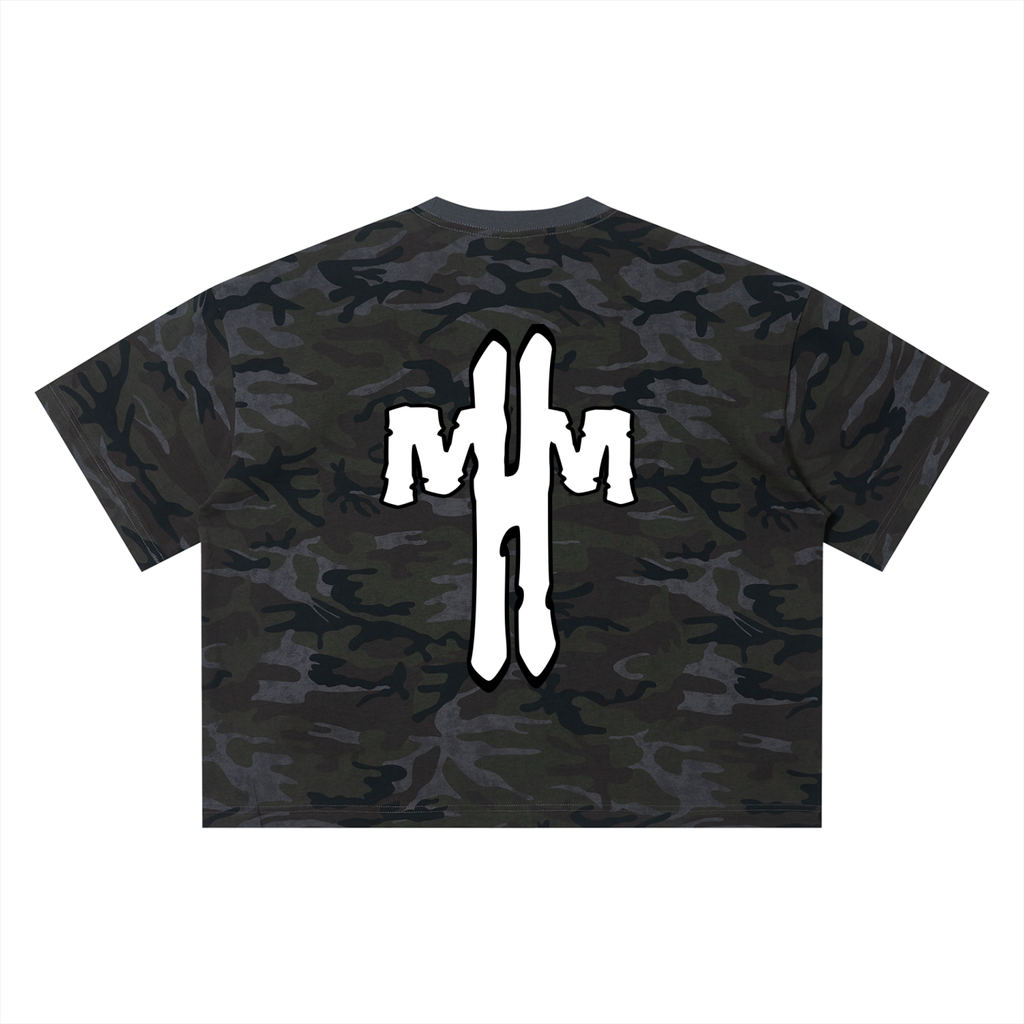 “NYC Motion” Unisex Camo Boxy T-Shirt