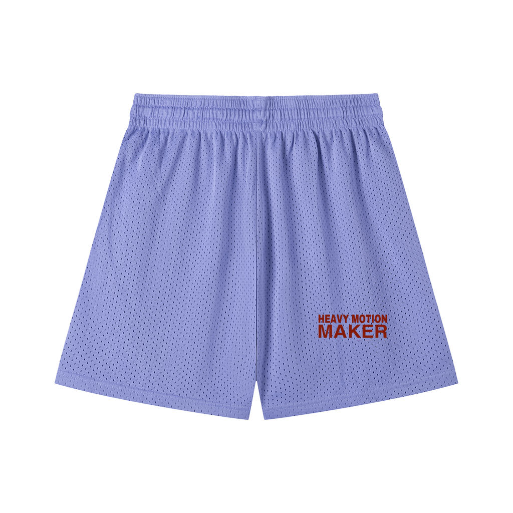 “Motion Sun” Mesh Drawstring Shorts